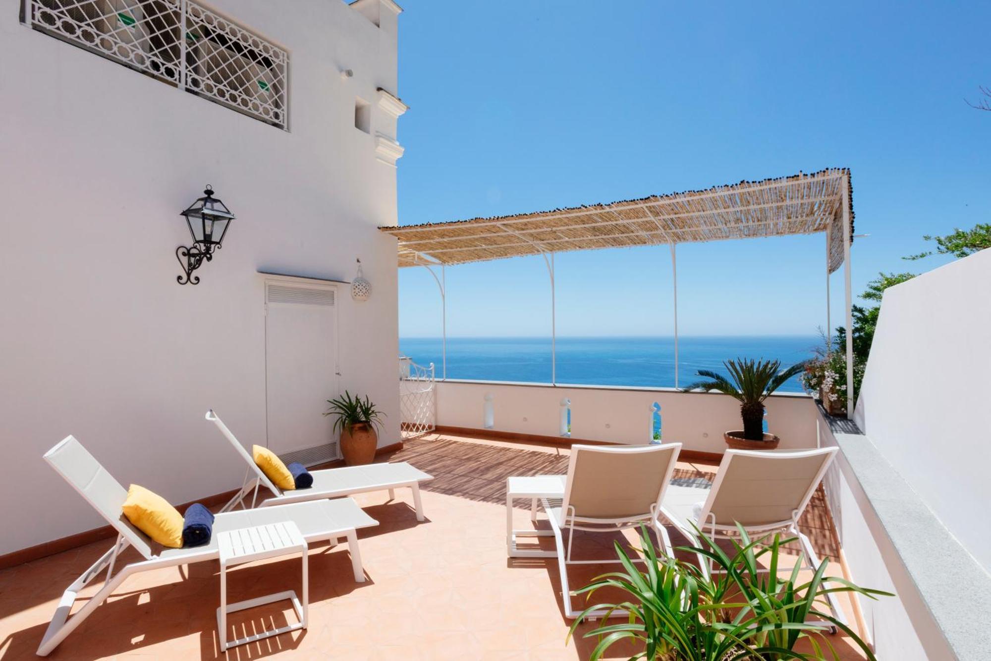 La Bizantina Luxury Villa Positano Bagian luar foto