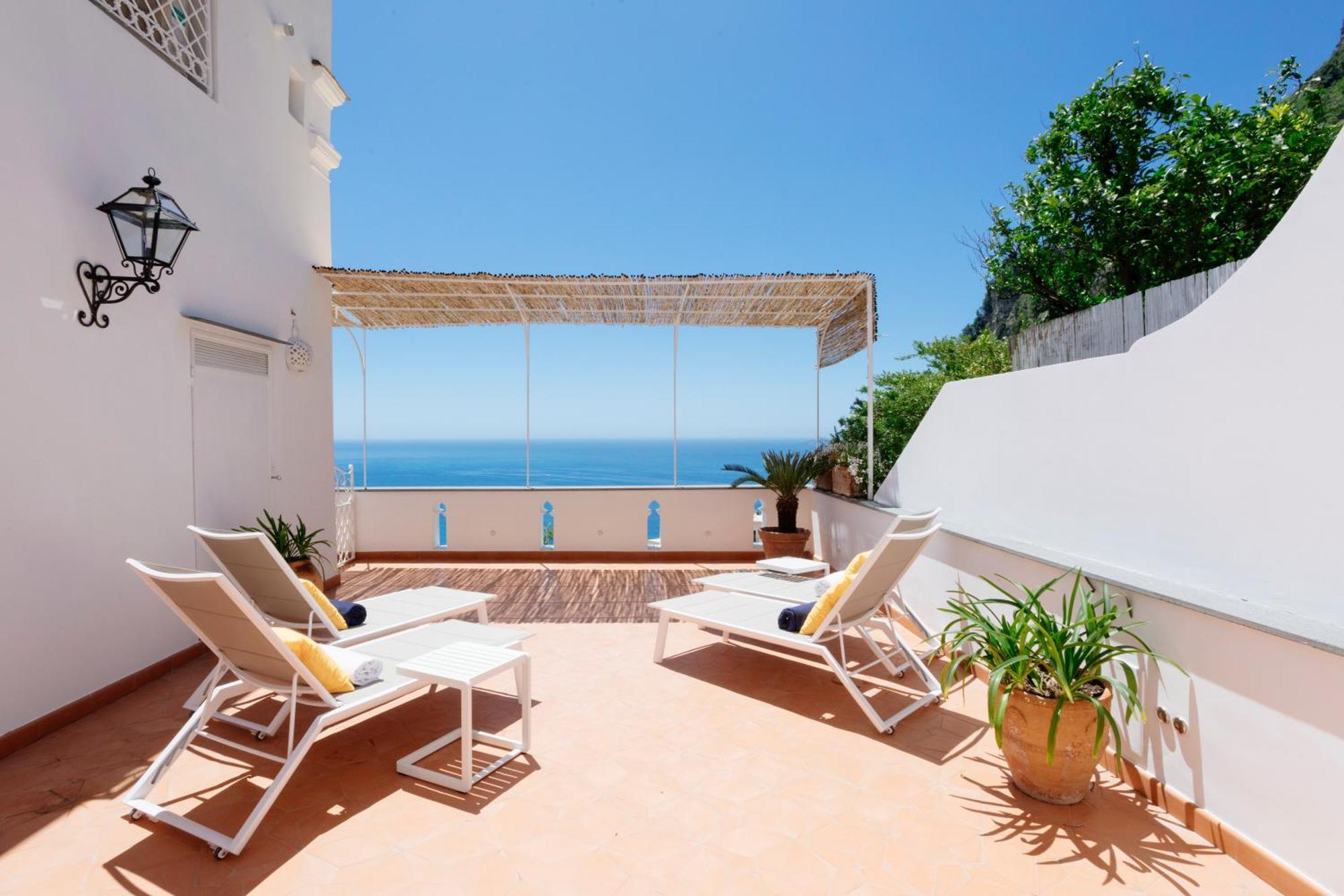 La Bizantina Luxury Villa Positano Bagian luar foto